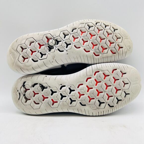 Nike Free RN Womens 8.5 Gray Motion Flyknit Running Shoes Athletic Sneakers - Picture 9 of 11